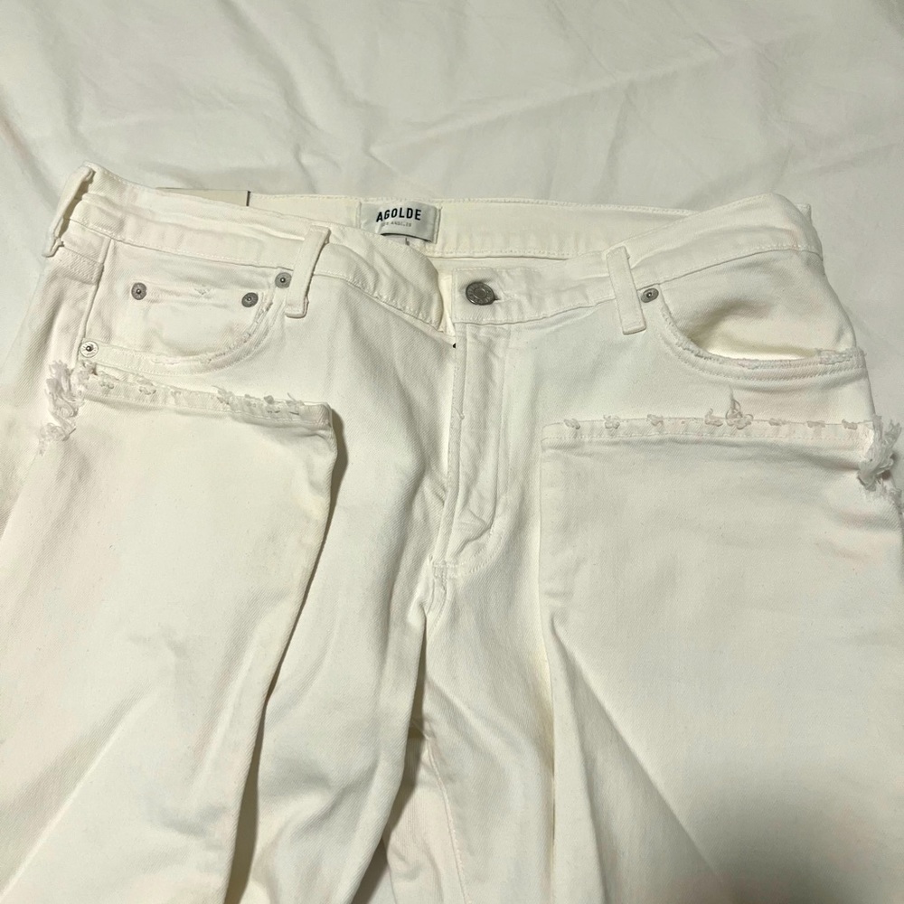 AGOLDE Toni mid rise straight size 32 NWT - Picture 4 of 4